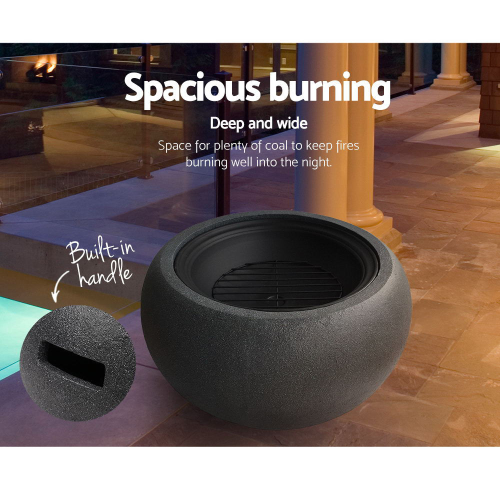 Fitzroy Outdoor Portable Fire Pit Bowl