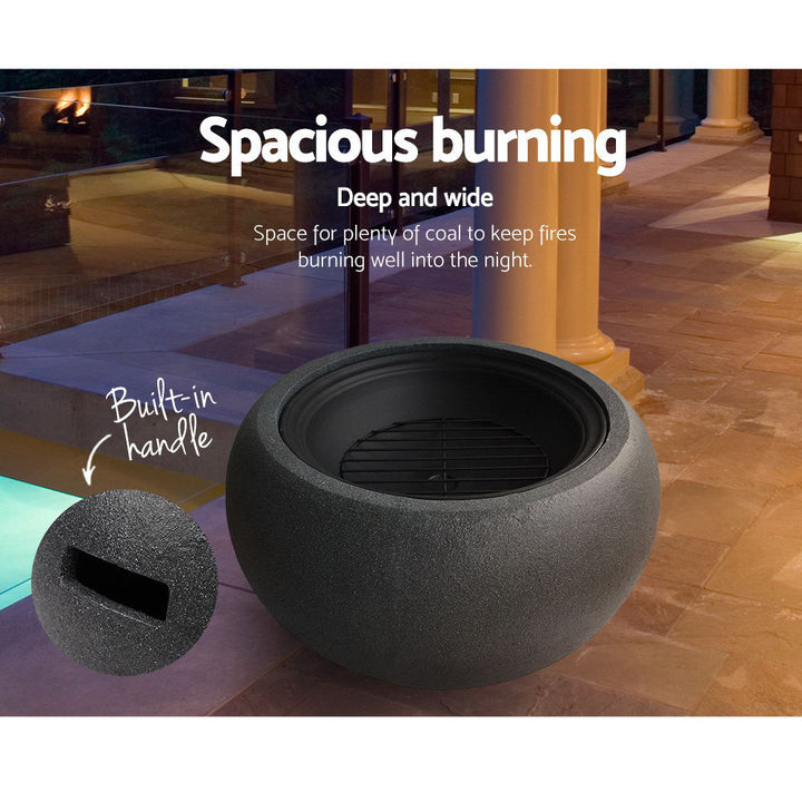 Fitzroy Outdoor Portable Fire Pit Bowl