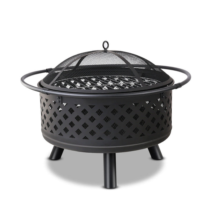 Fitzroy Portable 30" BBQ Charcoal Grill Fire Pit