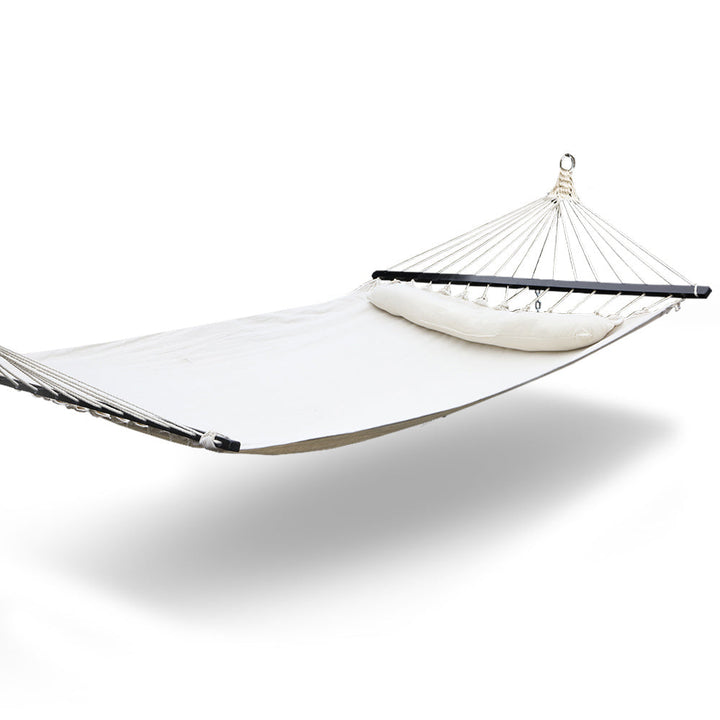 St. Kilda Beach Swing Double Hammock Bed Cream