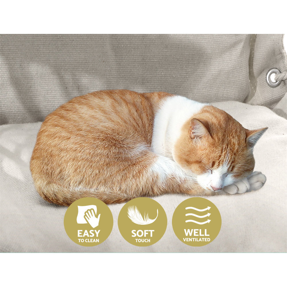 Armadale Hammock Hanging Swing Chair - Cream