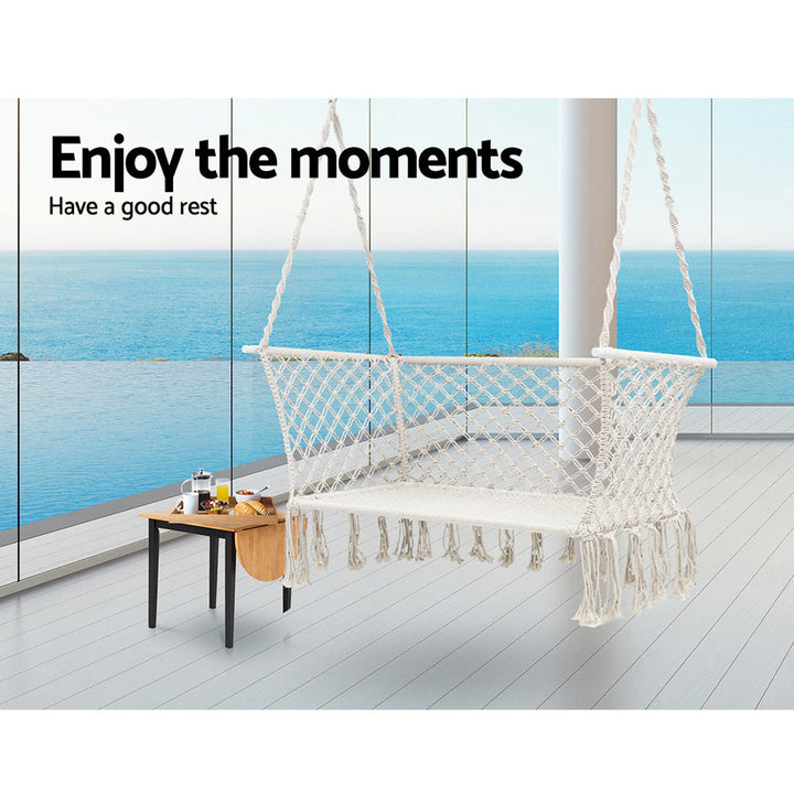 Armadale Patio 2 Person Swing Hammock - Cream