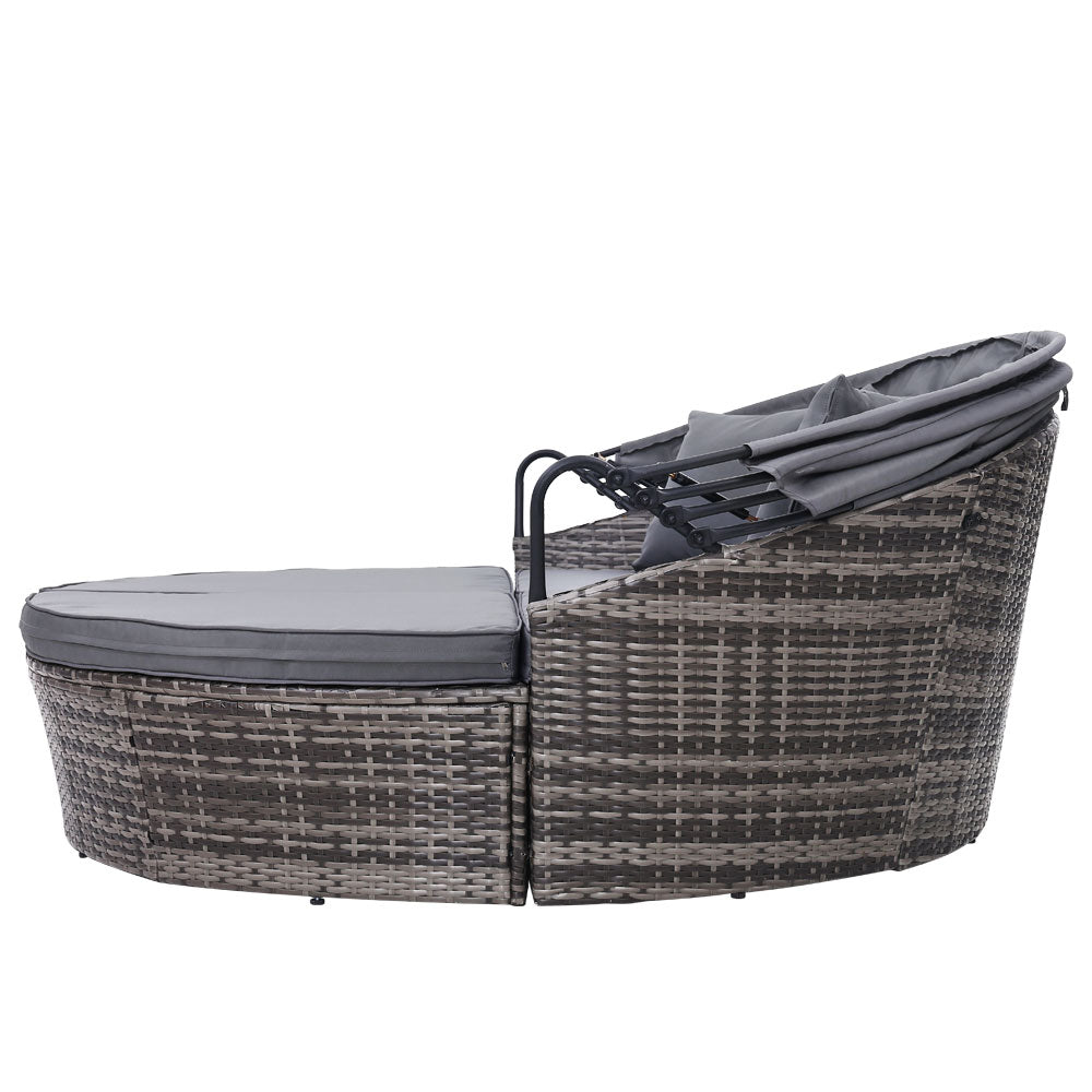 Portsea Luxury Outdoor Day Bed - Grey