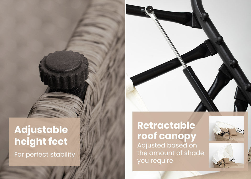 Sorrento Deluxe Day Bed - Beige