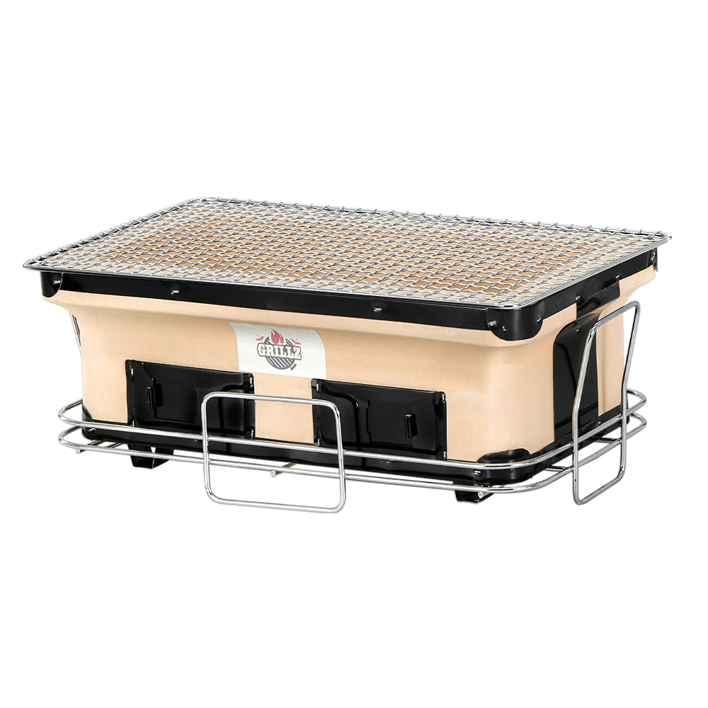 Fitzroy Ceramic Hibachi Japanese Tabletop Charcoal Barbecue