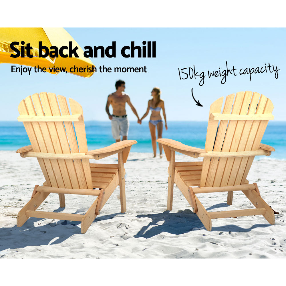 Malvern Lounge Wooden Adirondack Chair