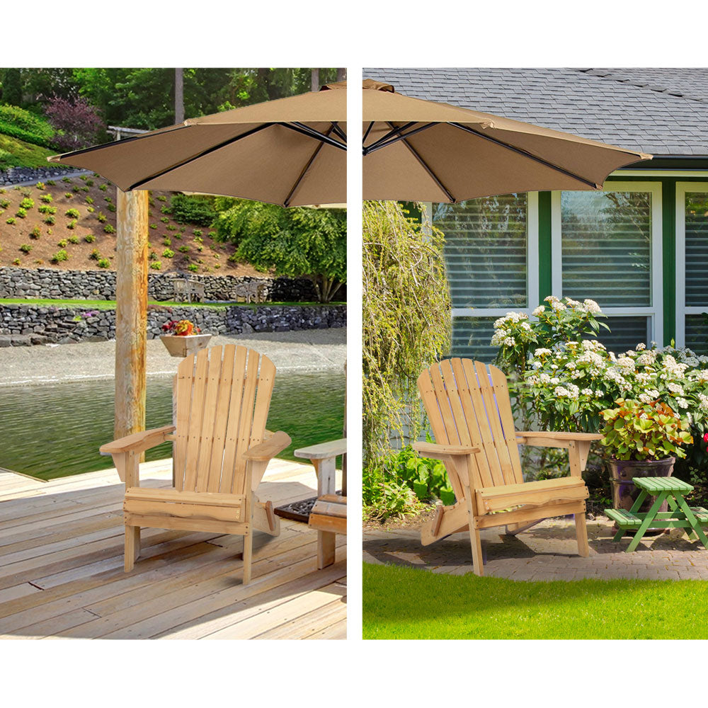 Malvern Lounge Wooden Adirondack Chair