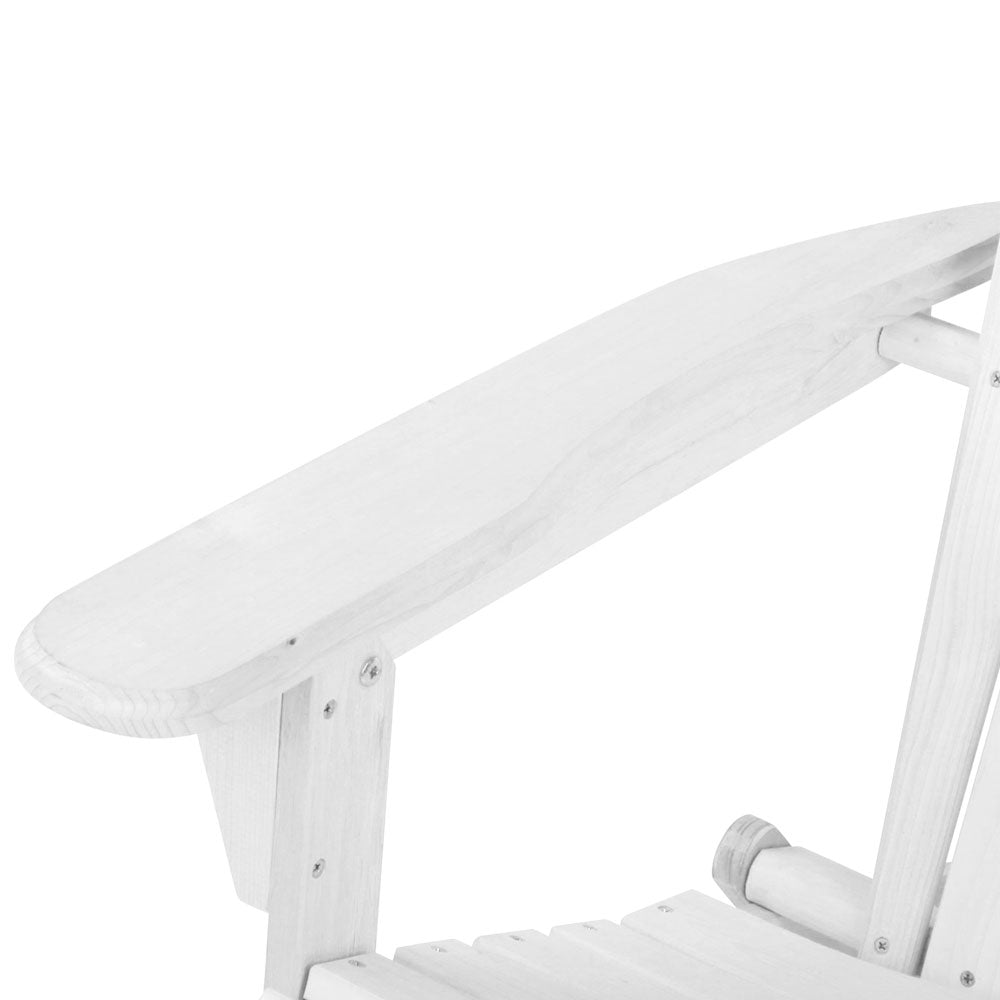 Portsea Foldable Beach Chair - White