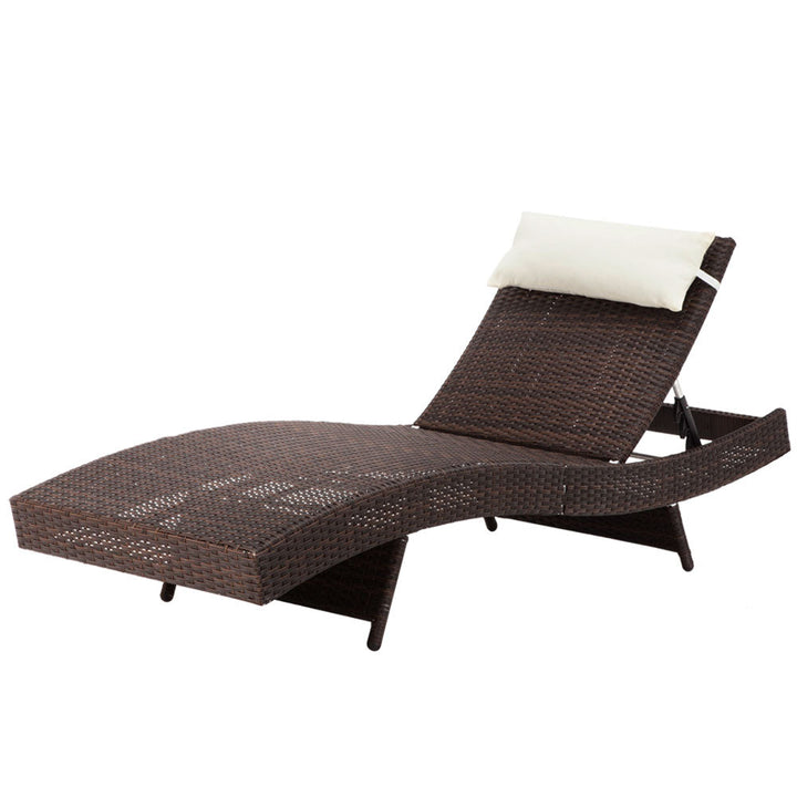 Portsea Deluxe Sun Lounge - Brown