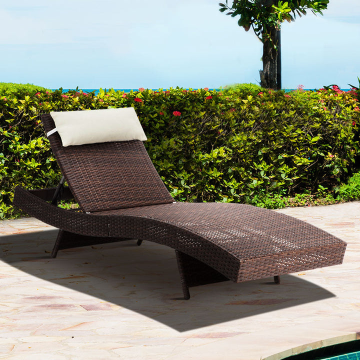 Portsea Deluxe Sun Lounge - Brown