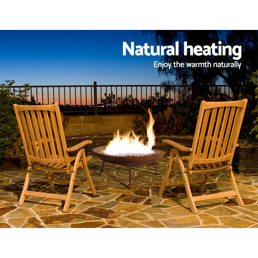 Brunswick 60cm Rustic Iron Fire Pit