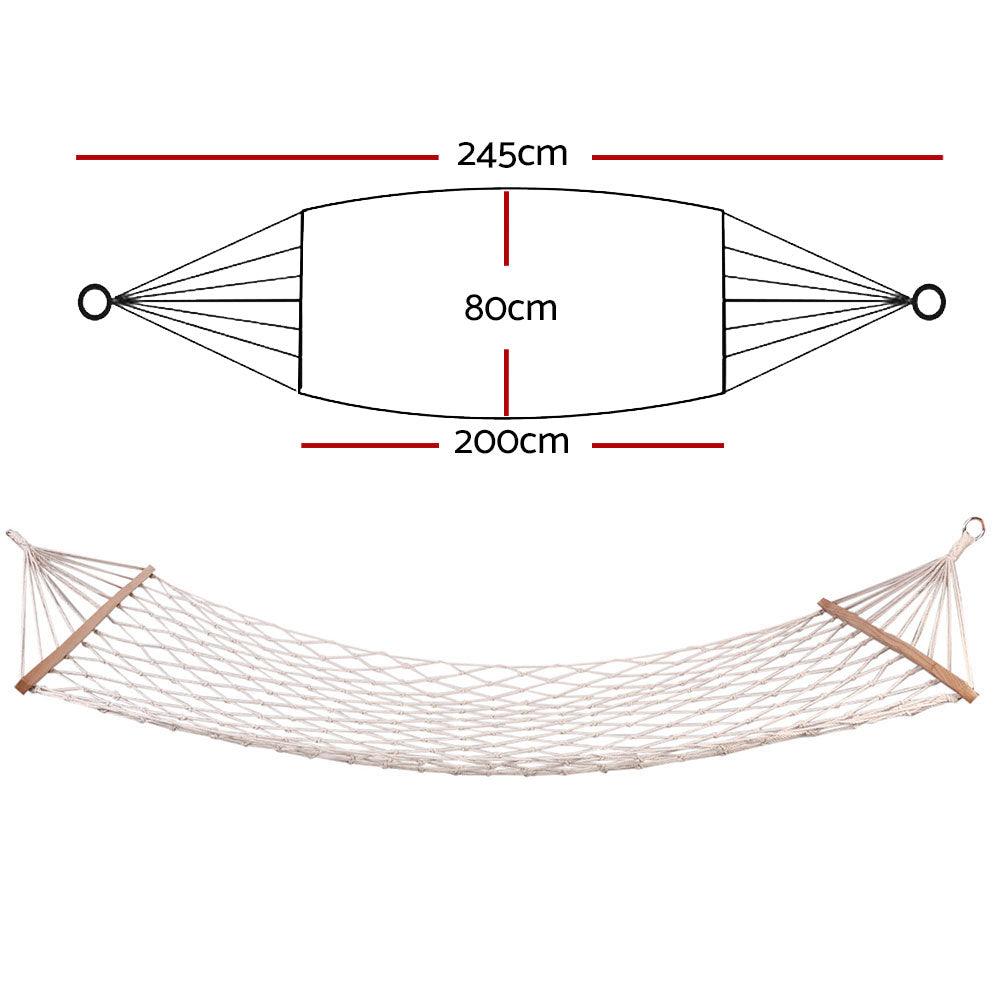 Portsea Swing Hammock Bed Cream
