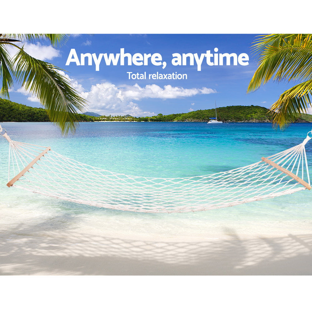 Portsea Swing Hammock Bed Cream