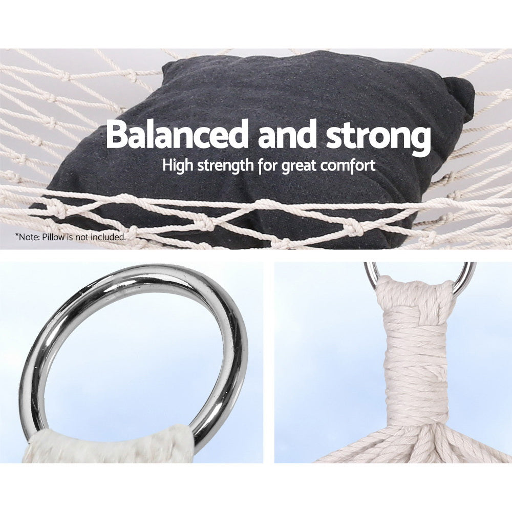 Portsea Swing Hammock Bed Cream