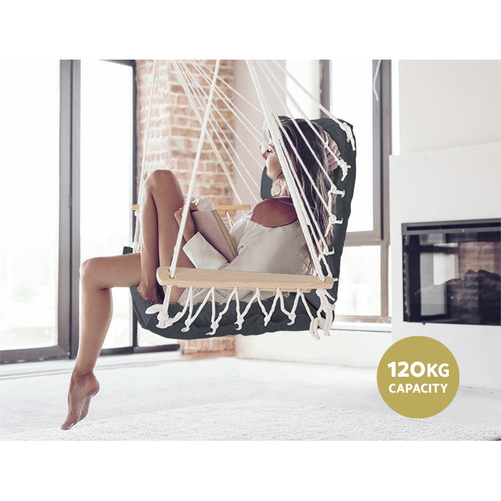 Armadale Hammock Hanging Swing Chair - Grey
