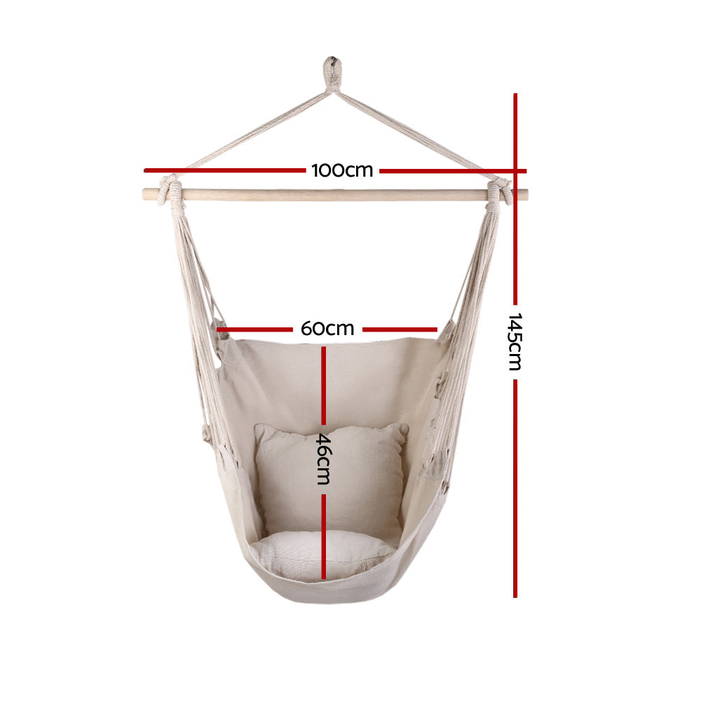 Armadale Hammock Swing Chair - Cream