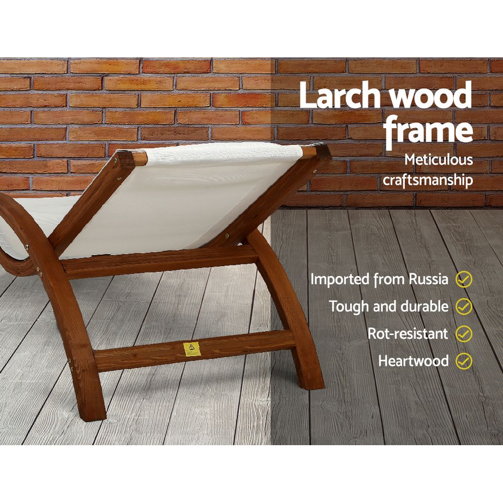 Brighton Luxury Wooden Sun Lounge
