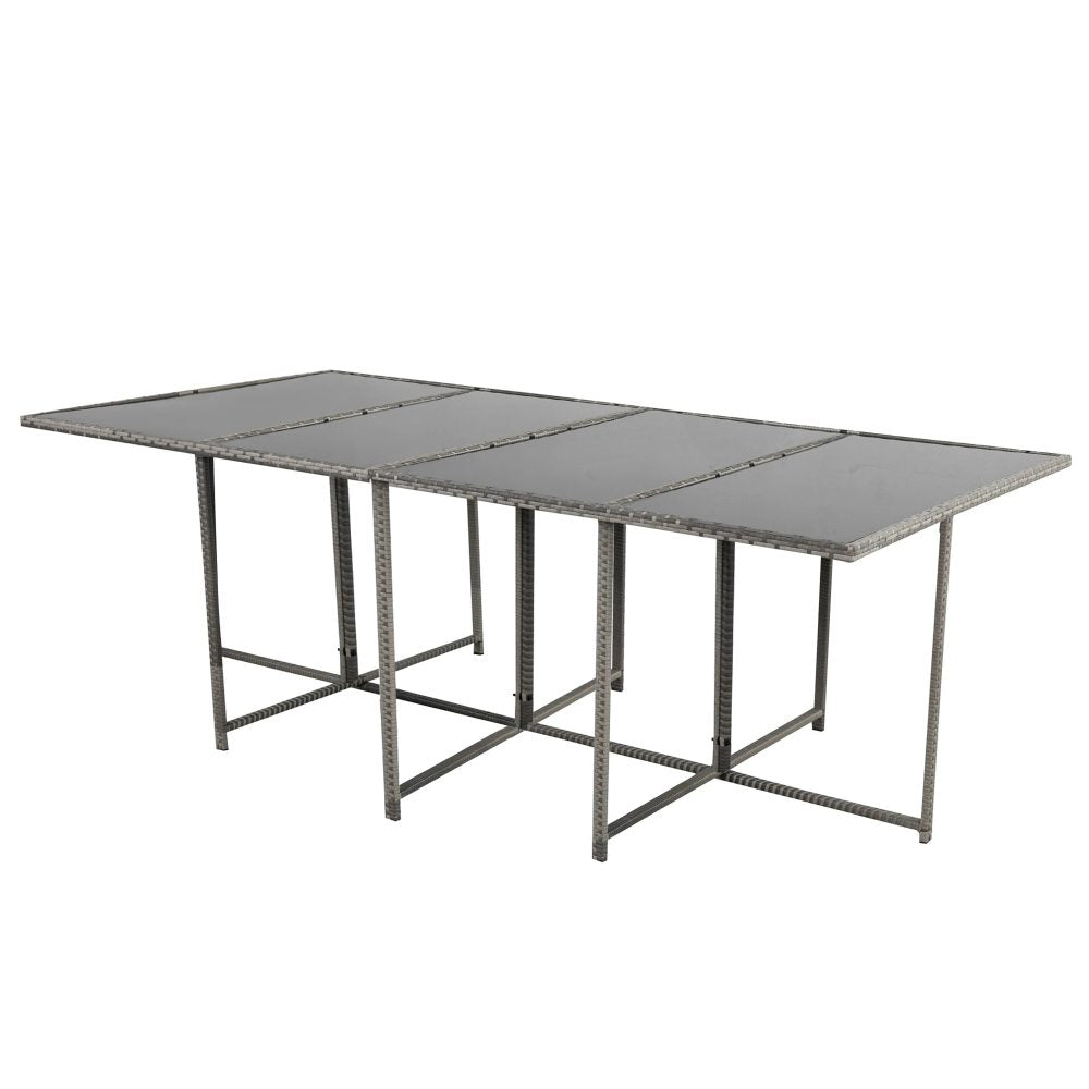 Sorrento Premium 13 Piece Outdoor Dining Set - Grey