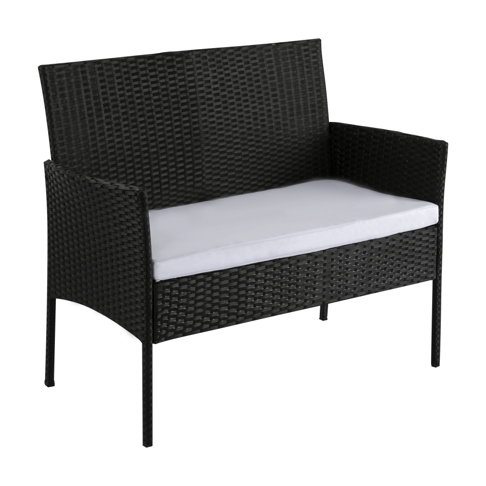 Prahran 4 Seater Wicker Outdoor Lounge Sofa Set