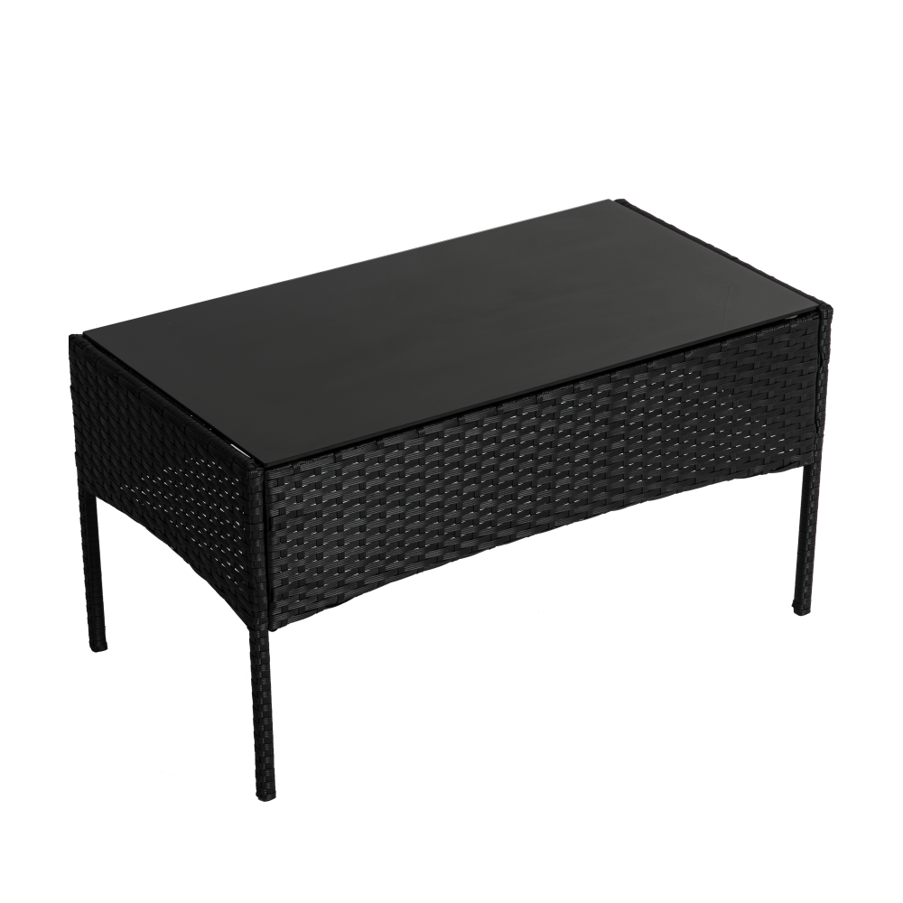 Prahran 4 Seater Wicker Outdoor Lounge Sofa Set