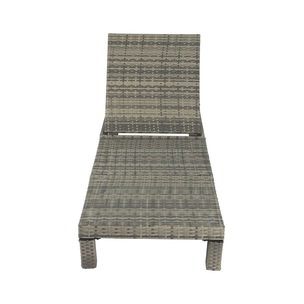 Sorrento Premium Sunbed with Adjustable Recline - Grey