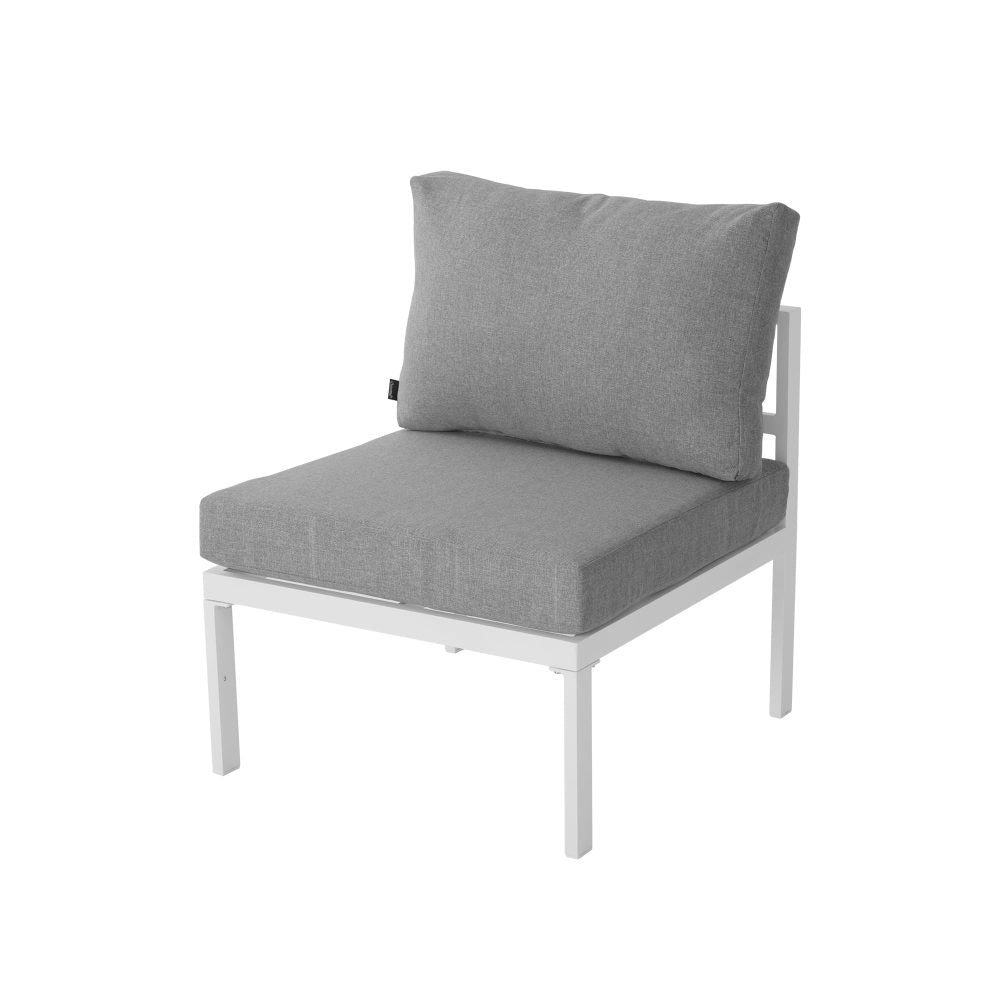 Toorak Premium White Modern 7 Piece Lounge Set