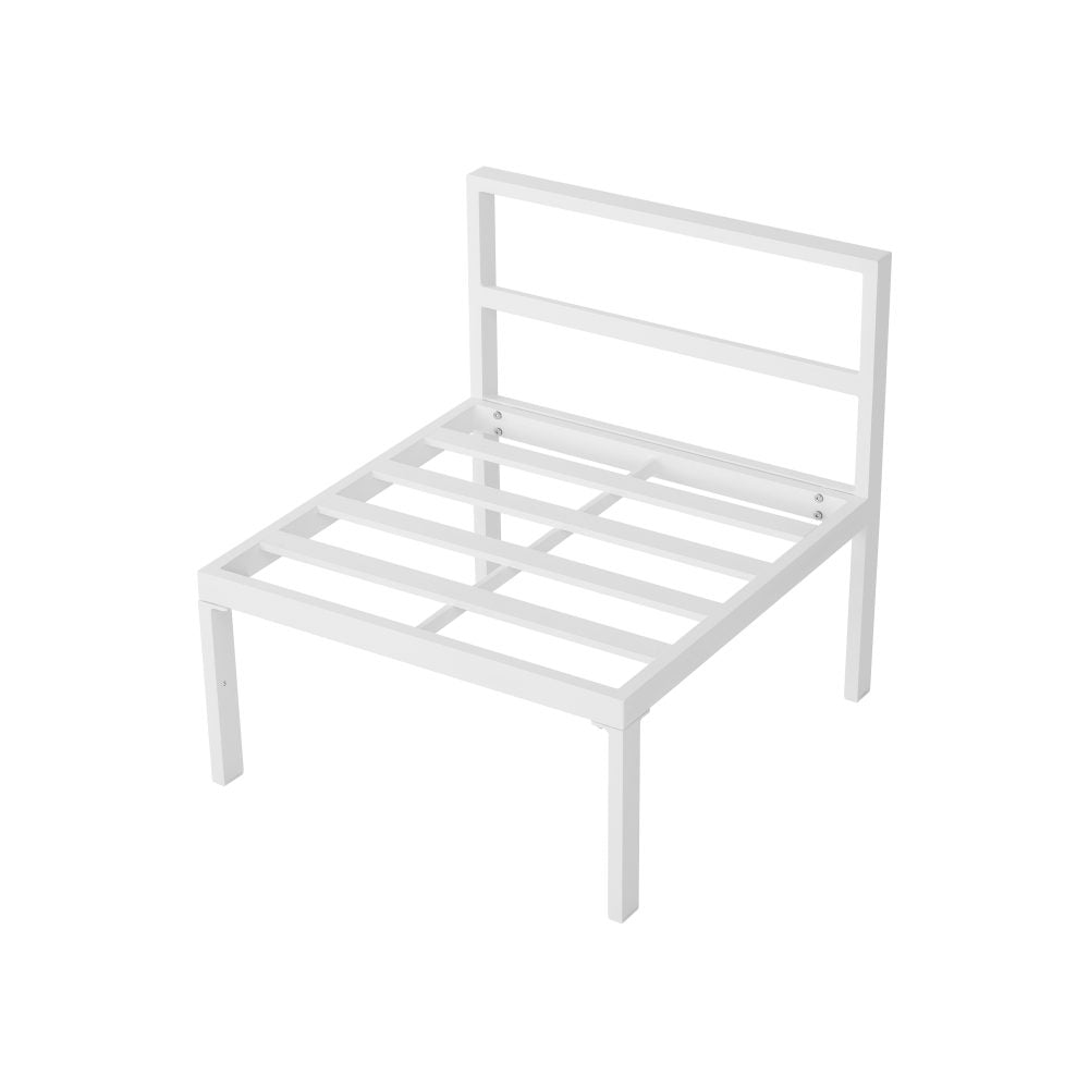 Toorak Premium White Modern 7 Piece Lounge Set