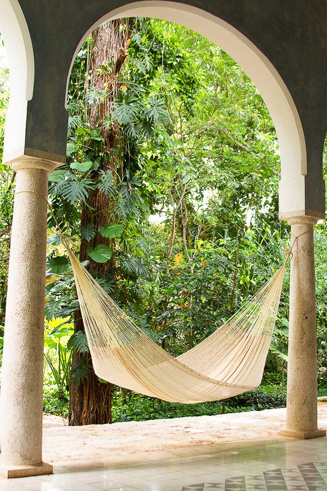 Black Rock Legacy Jumbo Size Cotton Hammock in Cream Colour