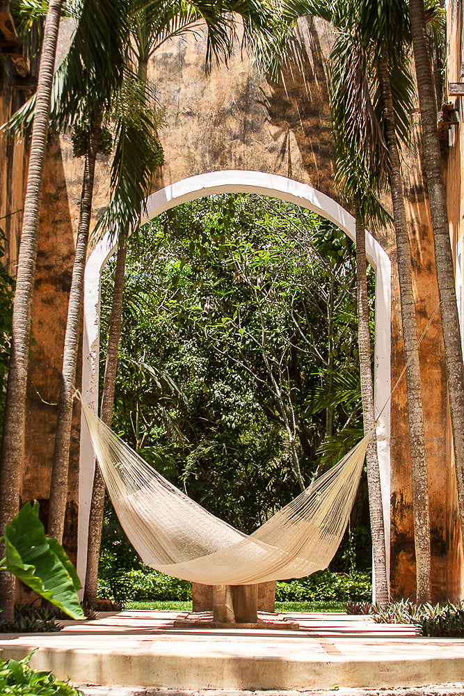 Black Rock Legacy Jumbo Size Cotton Hammock in Cream Colour