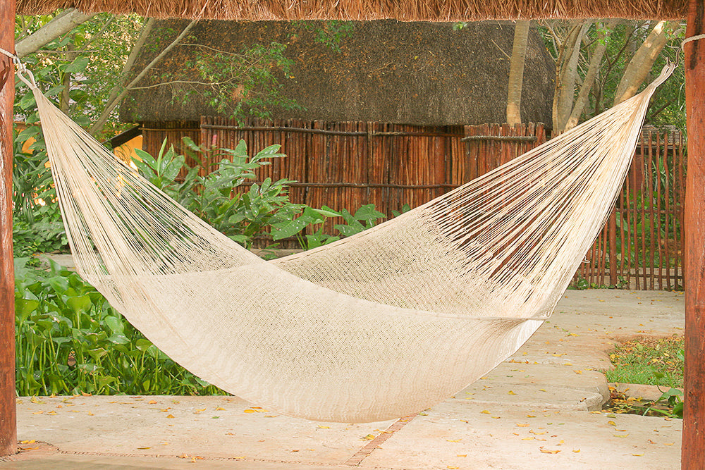 Black Rock Legacy Jumbo Size Cotton Hammock in Cream Colour