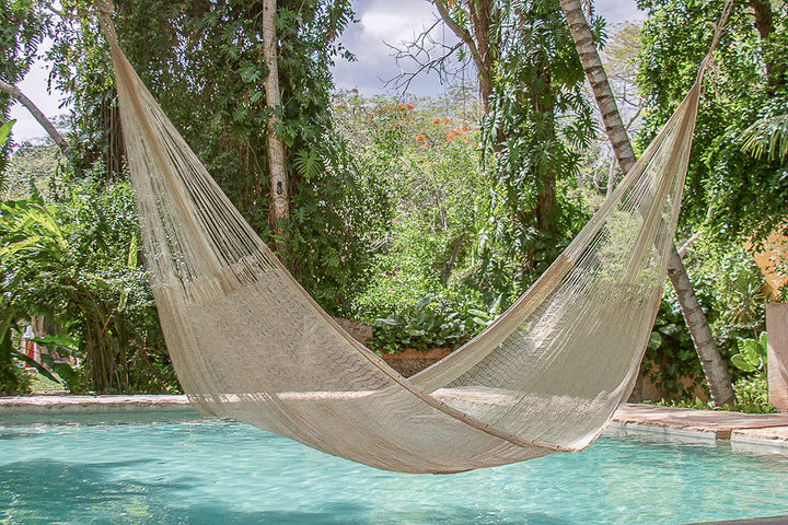 Black Rock Legacy Queen Size Super Nylon Hammock in Cream Colour